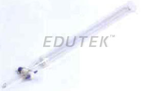 CHROMATOGRAPHY COLUMNS WITH INTEGRAL SINTERED DISC AND PTFE KEY STOPCOCK